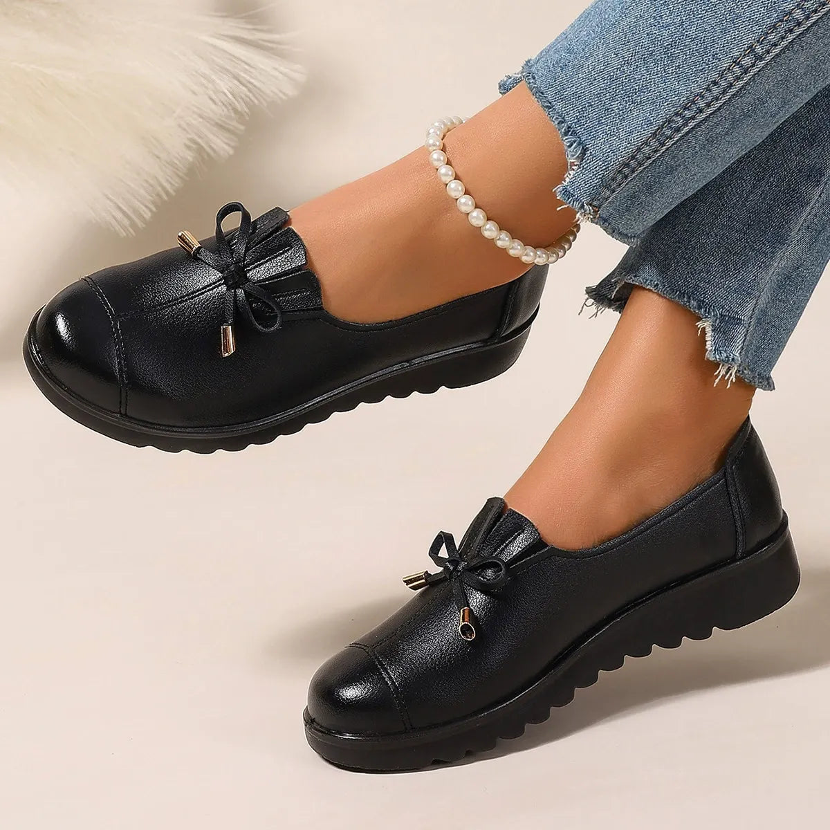 Irene | Mocasines cómodos con plataforma