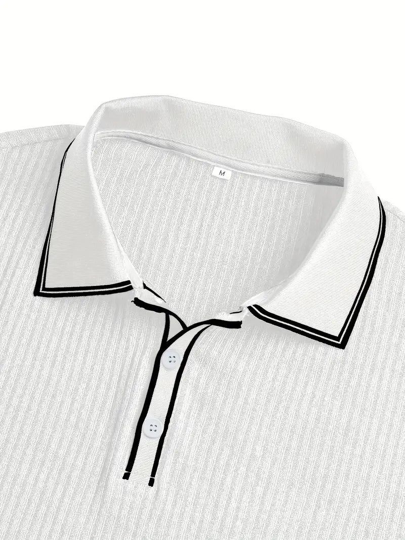 León | Elegante polo de manga corta