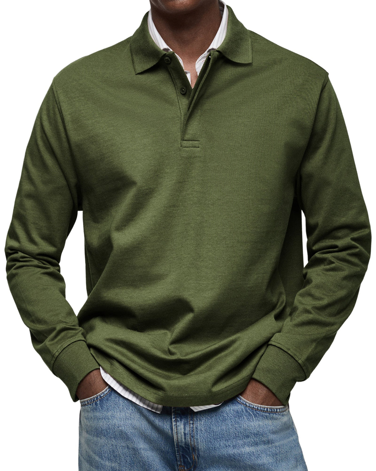 Armando | Polo casual de manga larga