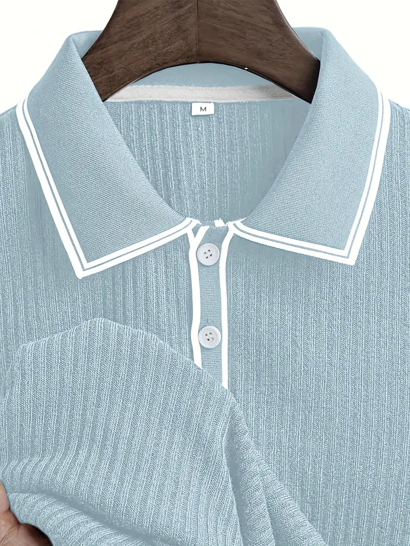 León | Elegante polo de manga corta