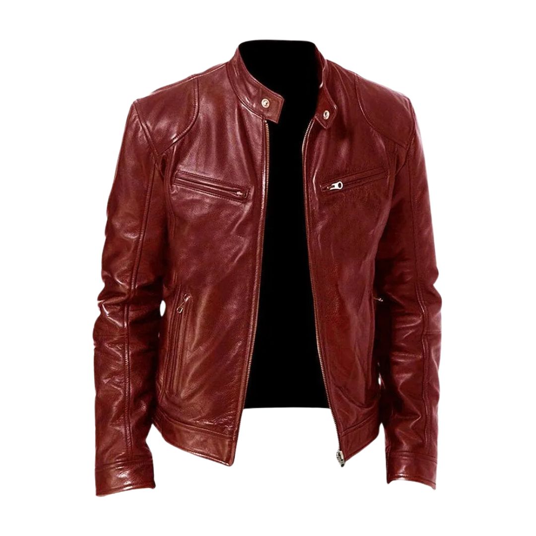 Cayetano | Chaqueta de cuero informal