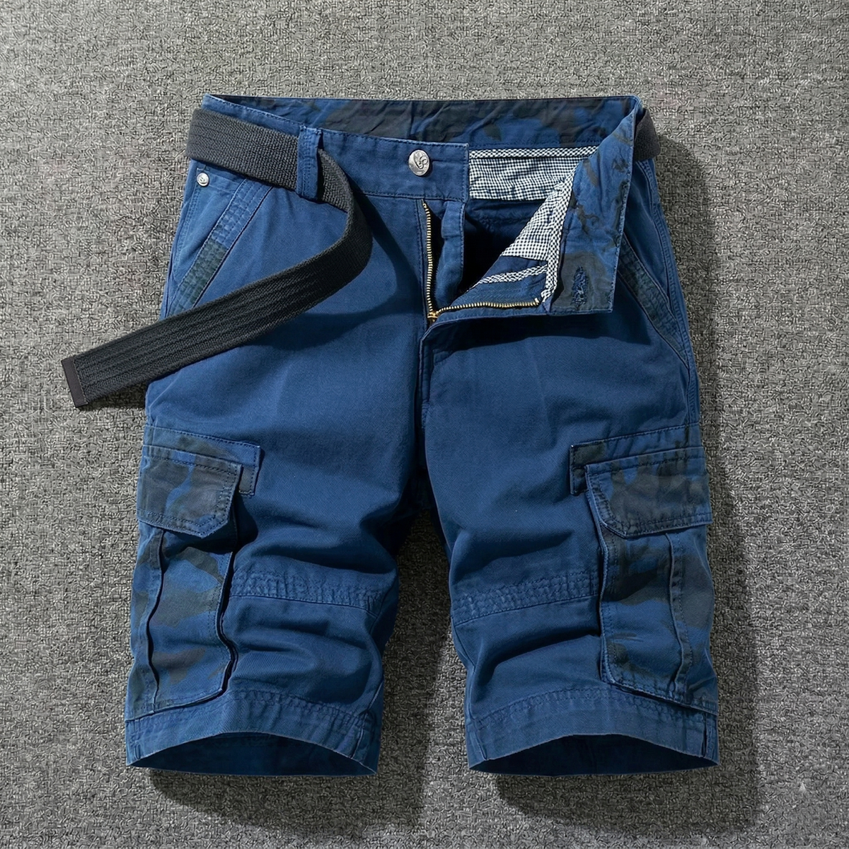 Fausto | Pantalones cargo cortos con cinturón