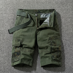 Fausto | Pantalones cargo cortos con cinturón