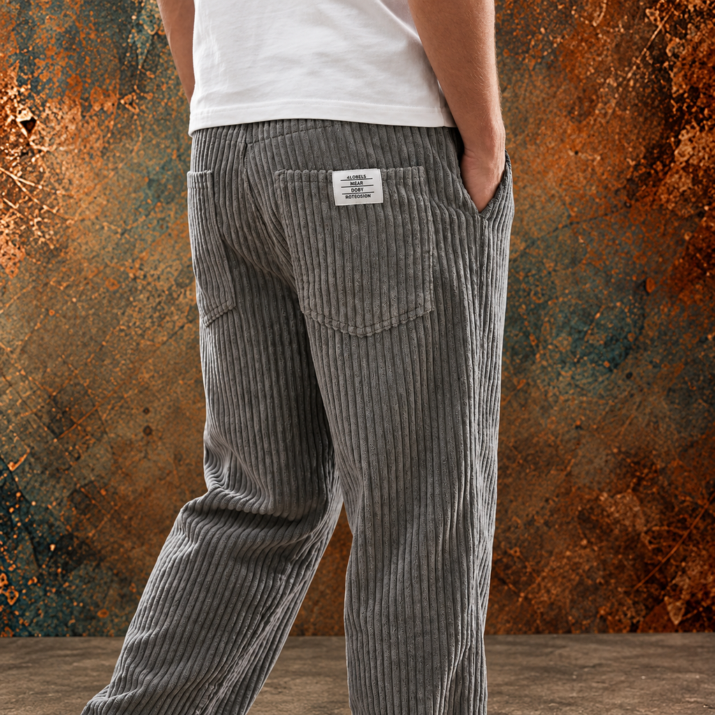 Alejandro | Pantalones de pana para hombre con cintura elástica