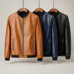 David | Cazadora bomber de piel