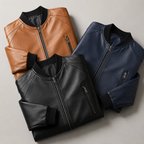 David | Cazadora bomber de piel