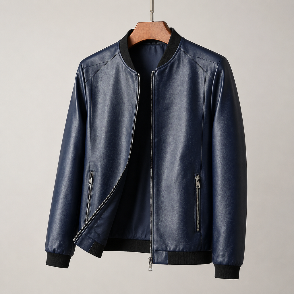 David | Cazadora bomber de piel