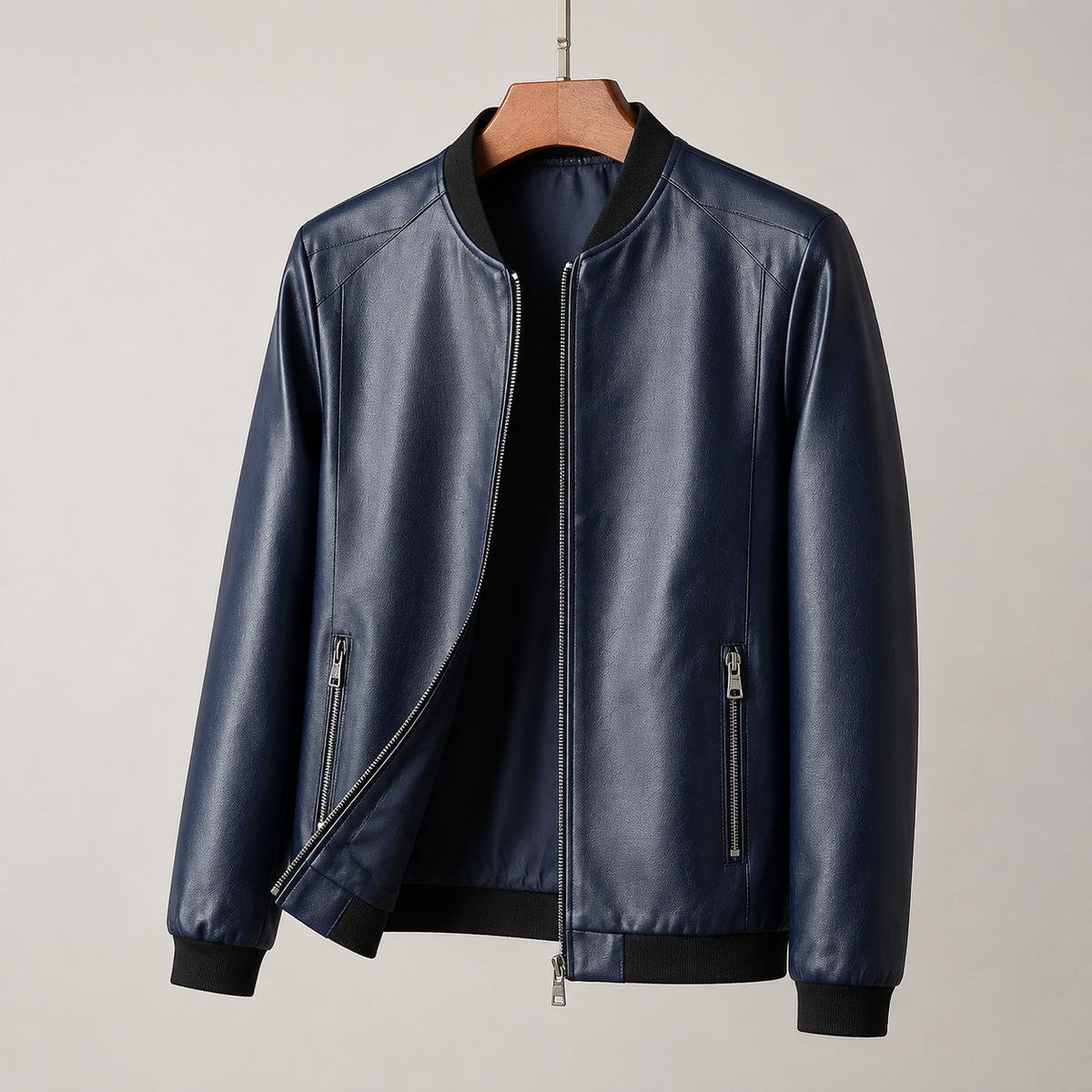 David | Cazadora bomber de piel