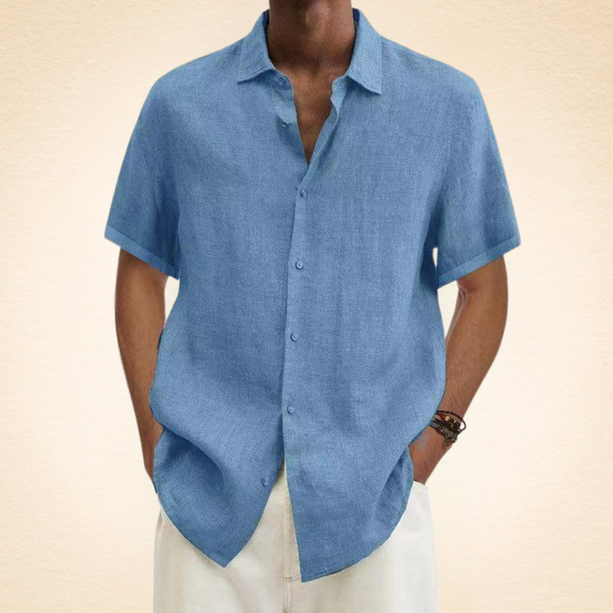 Anselmo | Camisa de lino elegante