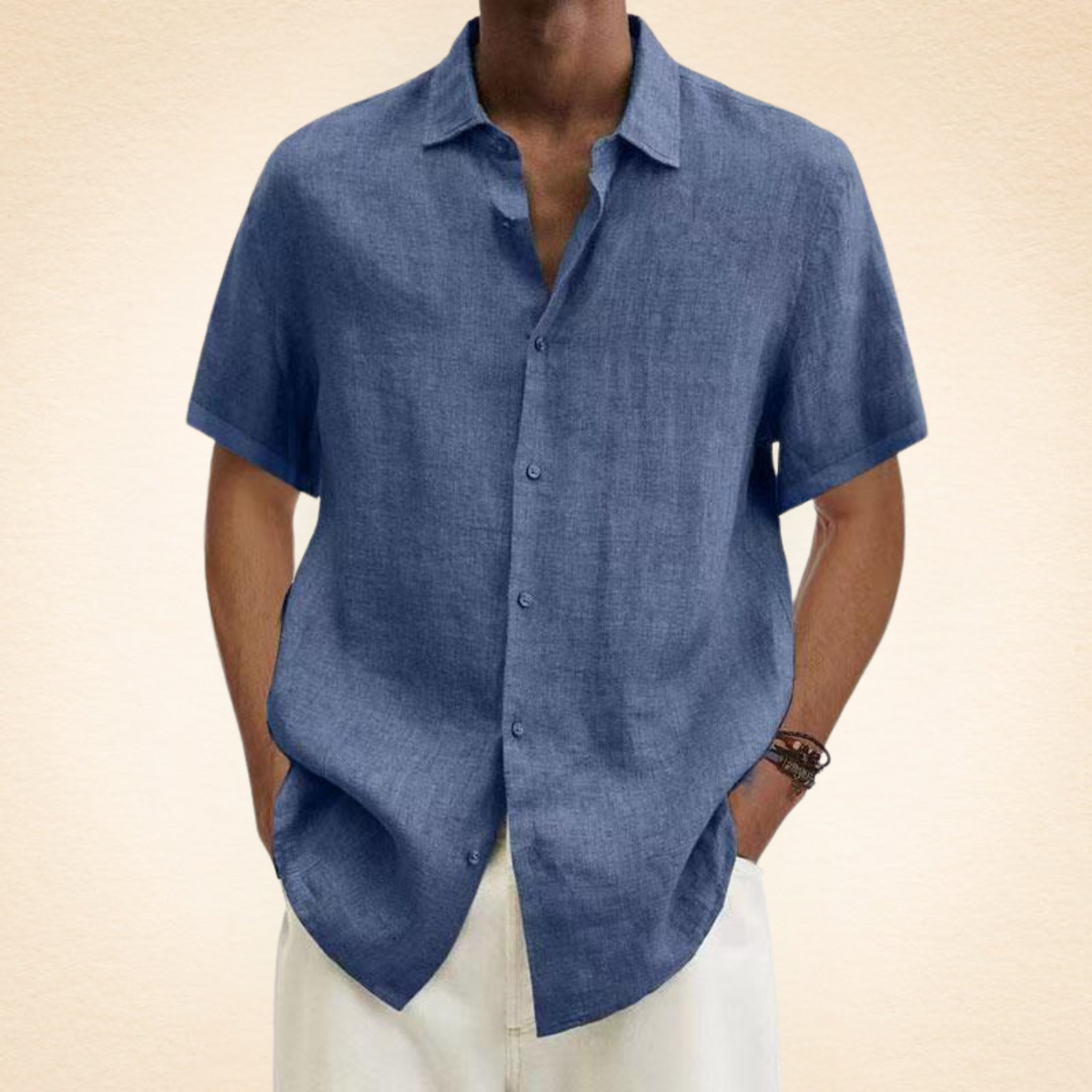 Anselmo | Camisa de lino elegante