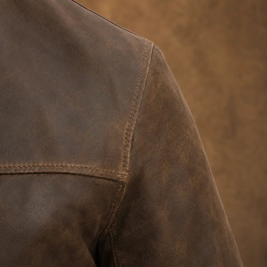 Darío | Chaqueta ligera con cuello alto y cremallera