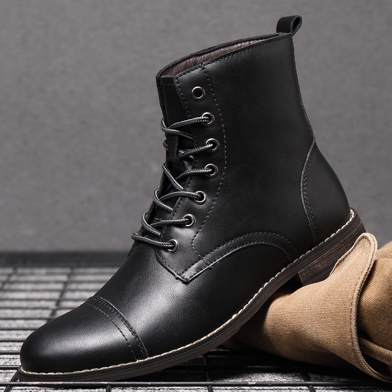 Casiano | Botines de piel sintética