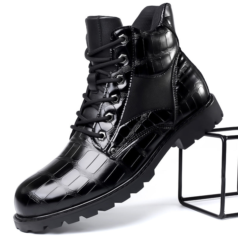 Bonifacio | Botas de piel de cocodrilo