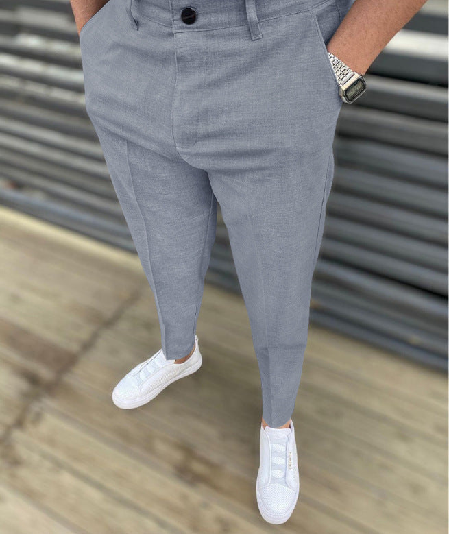 Iván | Pantalones informales de corte ajustado