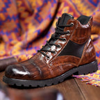 Bonifacio | Botas de piel de cocodrilo