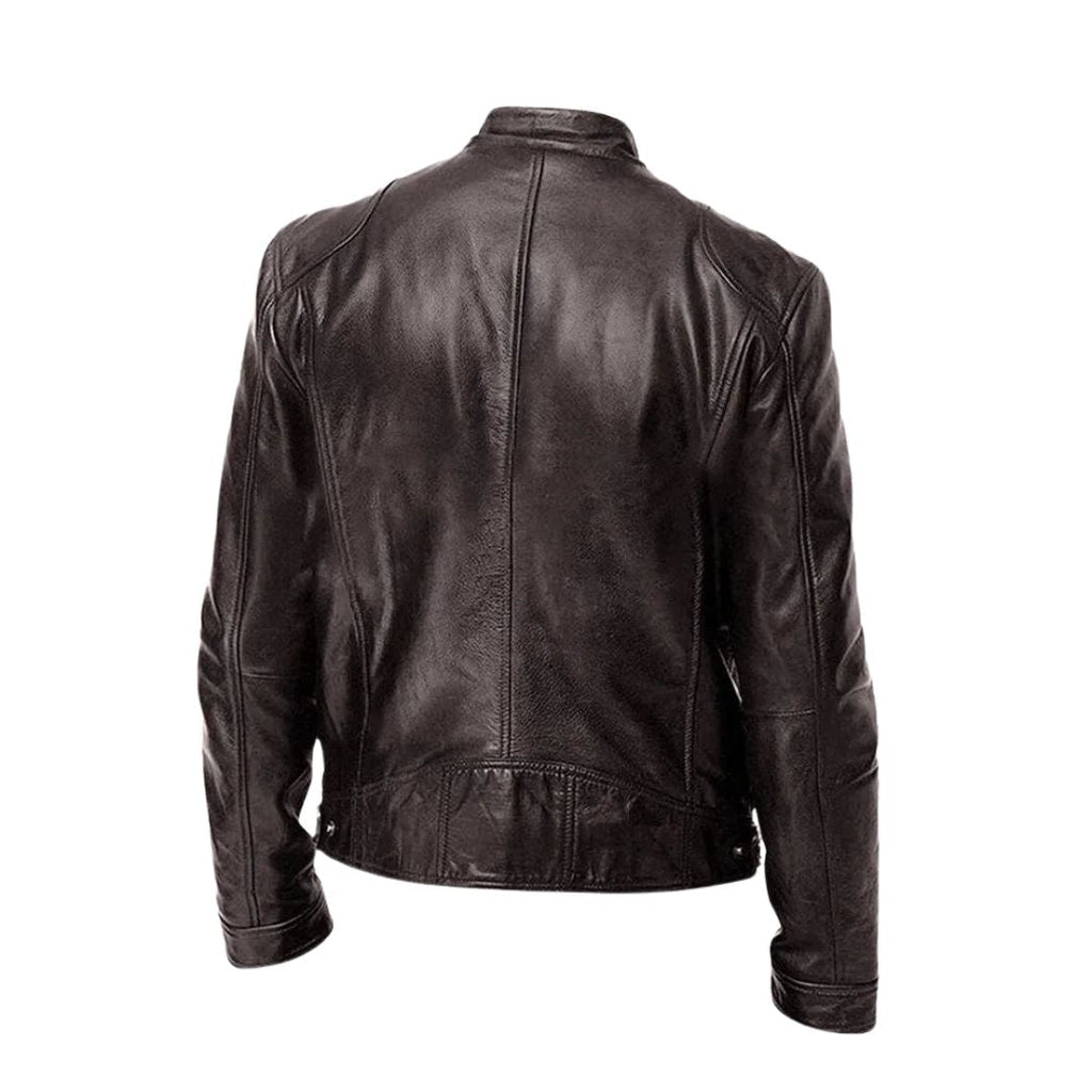 Cayetano | Chaqueta de cuero informal