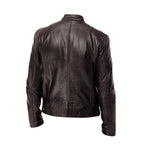 Cayetano | Chaqueta de cuero informal