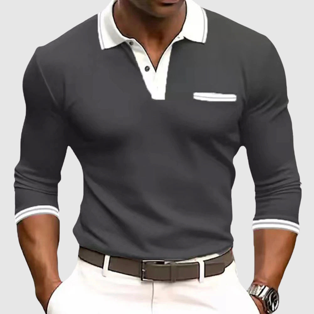 Baltasar | Camisa con elegantes detalles en contraste