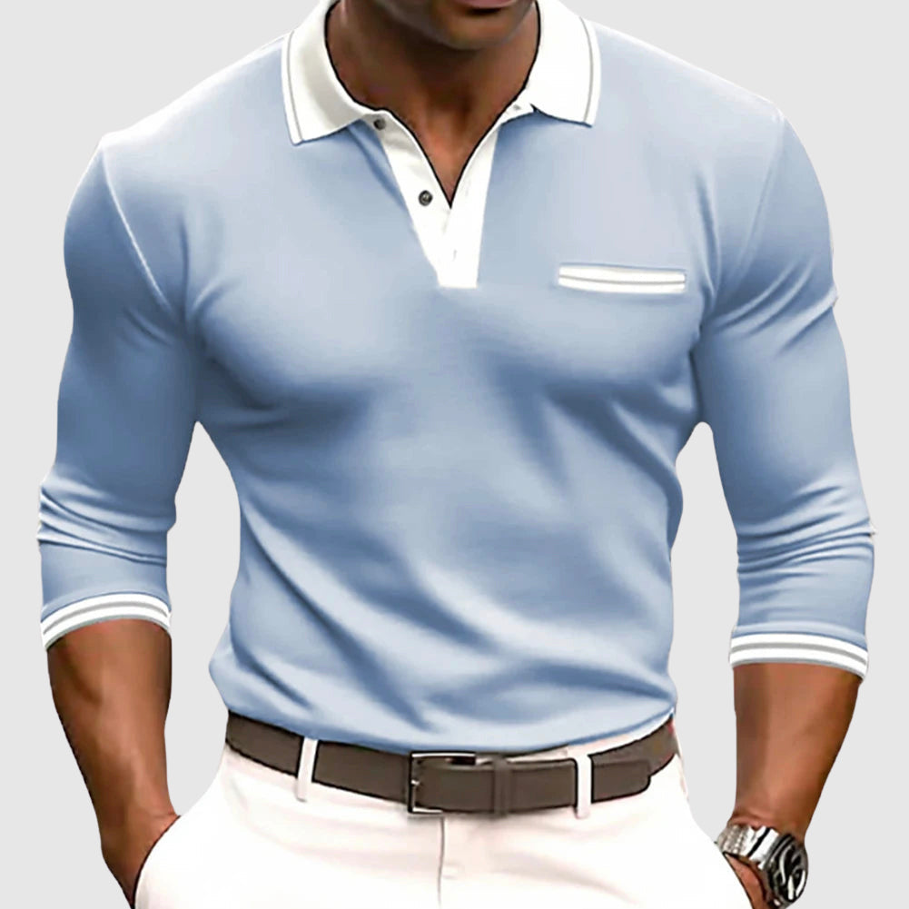 Baltasar | Camisa con elegantes detalles en contraste