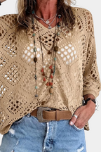 Fern | Blusa de Encaje en color Gris