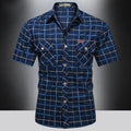 Bernardo | Camisa elegante de cuadros de manga corta