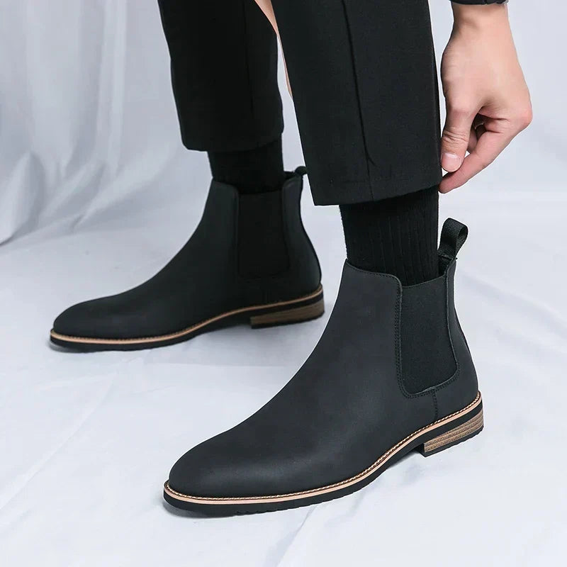 Aureliano | Botas Chelsea de piel