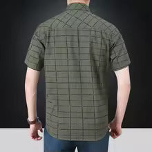 Bernardo | Camisa elegante de cuadros de manga corta
