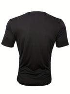 Leonardo | Camiseta elegante con cuello redondo y estampado gráfico