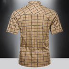 Bernardo | Camisa elegante de cuadros de manga corta