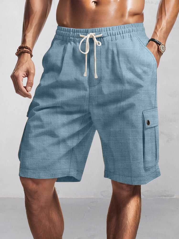 Fernando | Pantalones cargo cortos básicos de algodón