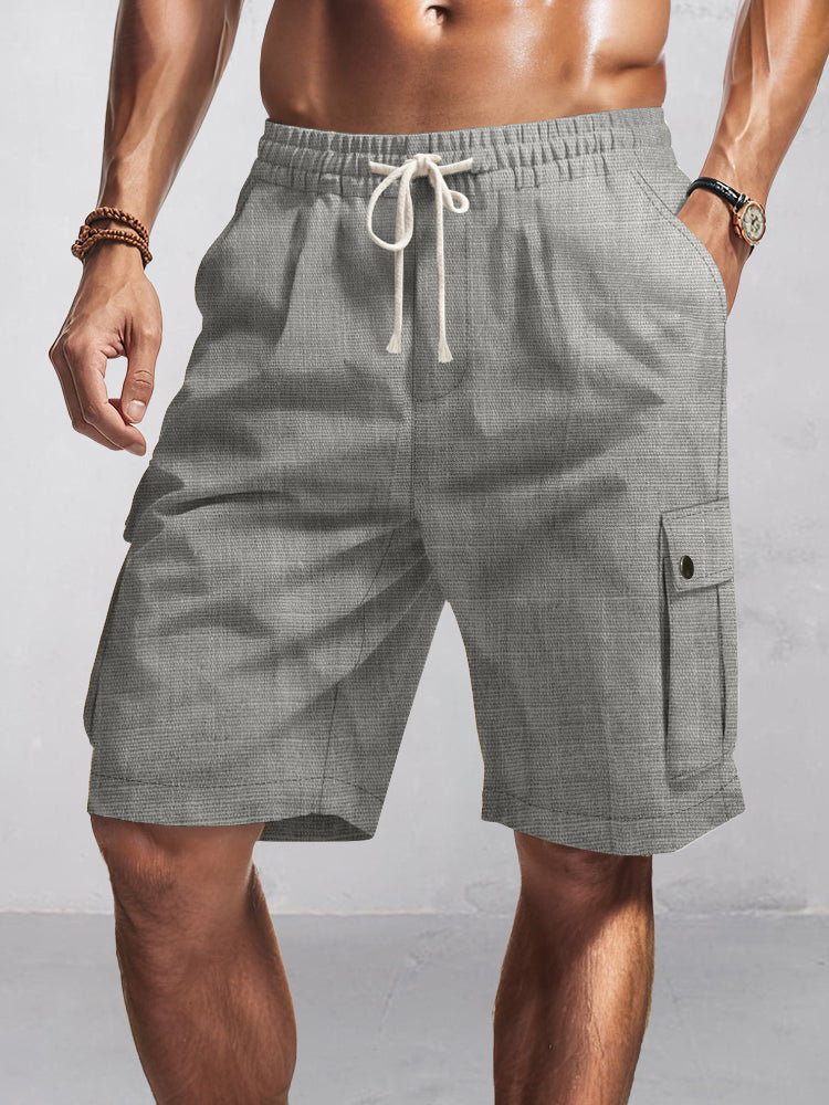Fernando | Pantalones cargo cortos básicos de algodón