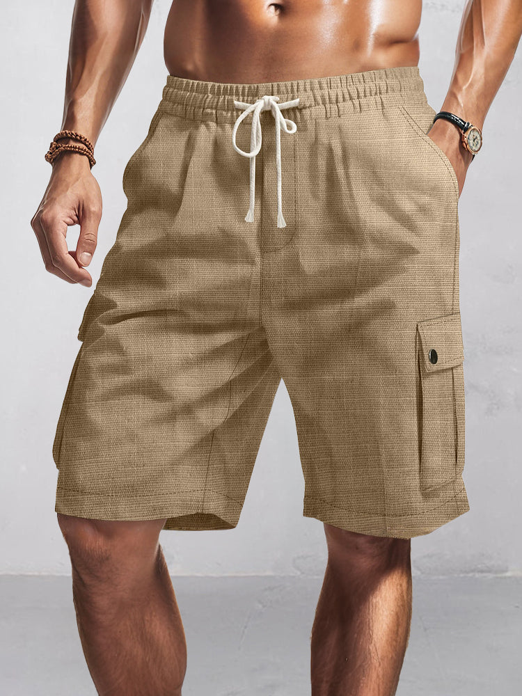 Fernando | Pantalones cargo cortos básicos de algodón