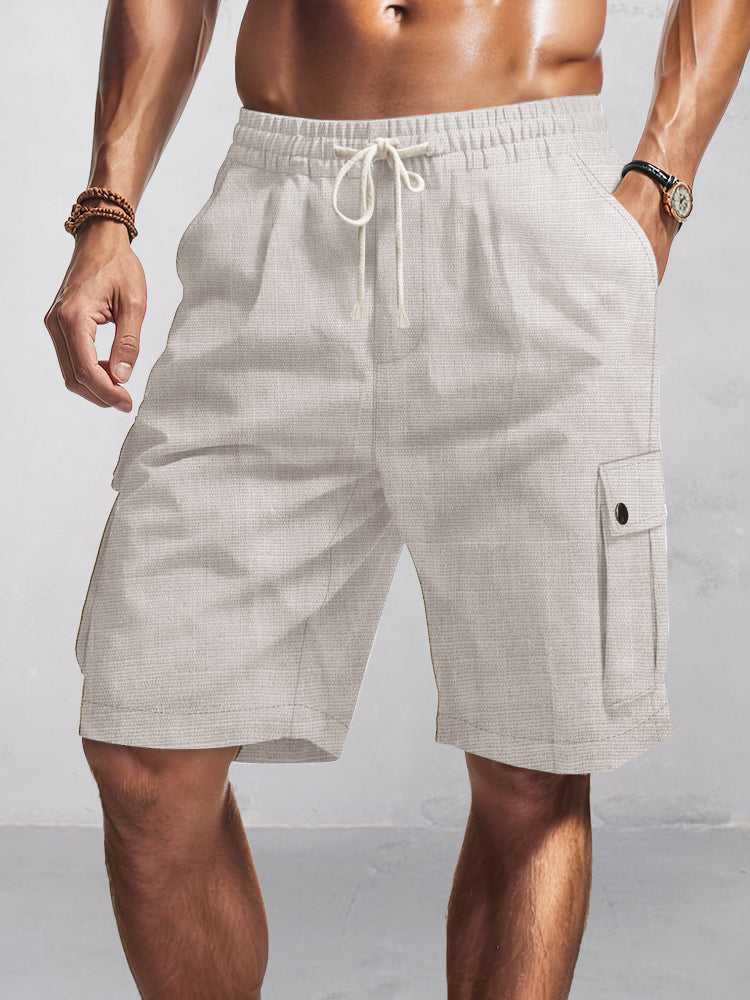 Fernando | Pantalones cargo cortos básicos de algodón