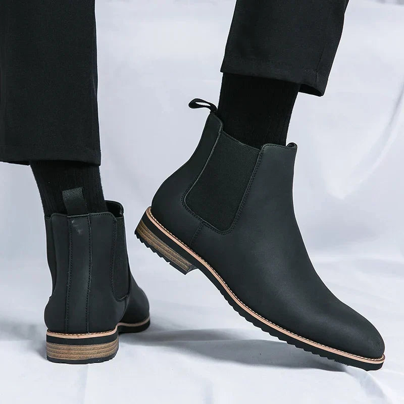 Aureliano | Botas Chelsea de piel