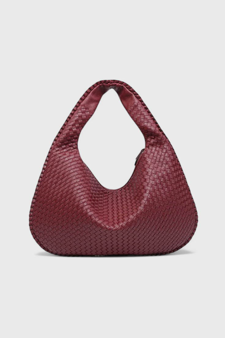 Tilly Bolso de Hombro Tejido en color Beige