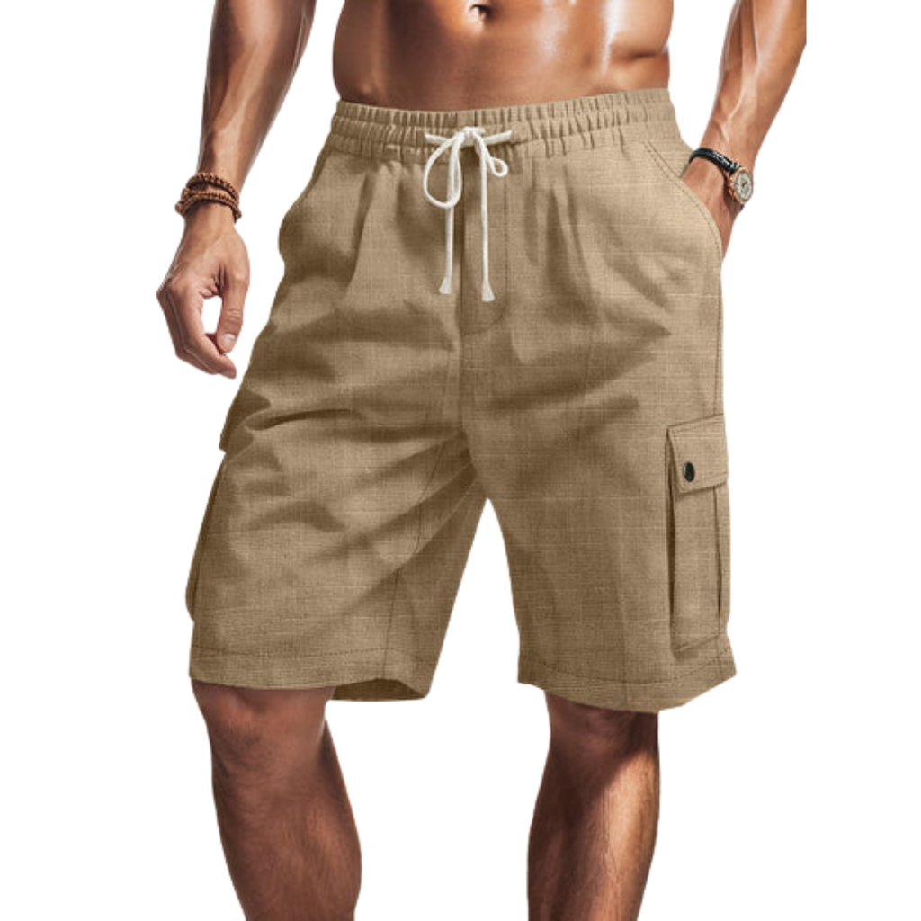 Fernando | Pantalones cargo cortos básicos de algodón
