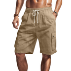 Fernando | Pantalones cargo cortos básicos de algodón