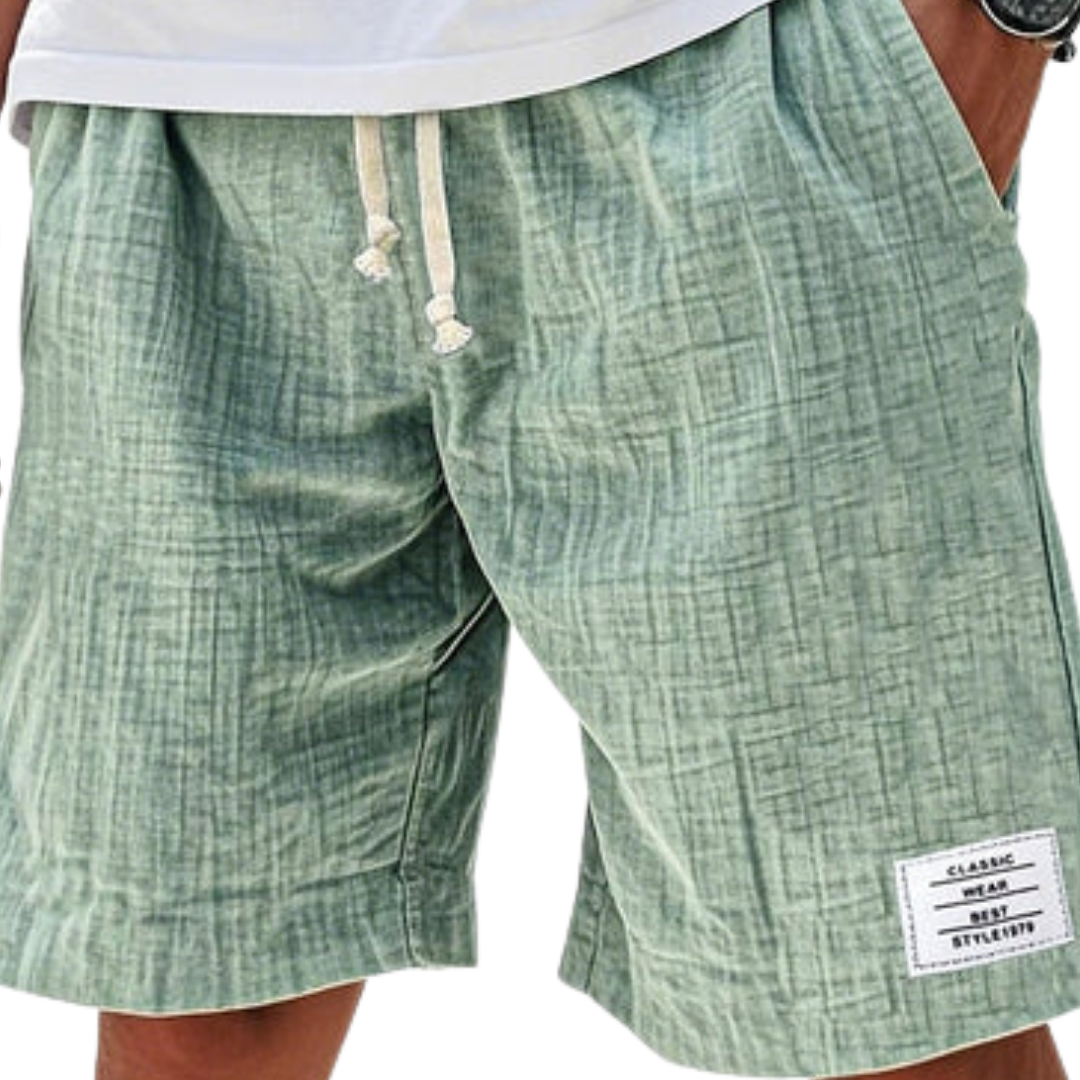 Fermín | Pantalones cortos ligeros e informales de corte holgado para hombre