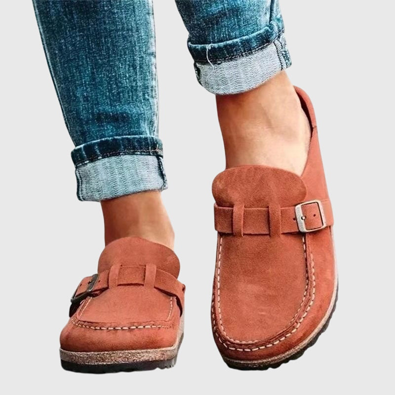 Kendra | Zuecos ortopédicos elegantes en color Beige