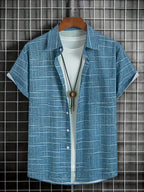 Camilo | Camisa elegante de rayas y cuadros