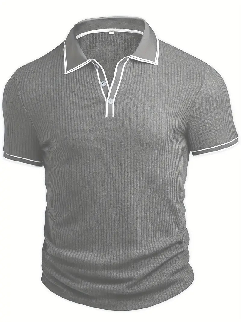 León | Elegante polo de manga corta