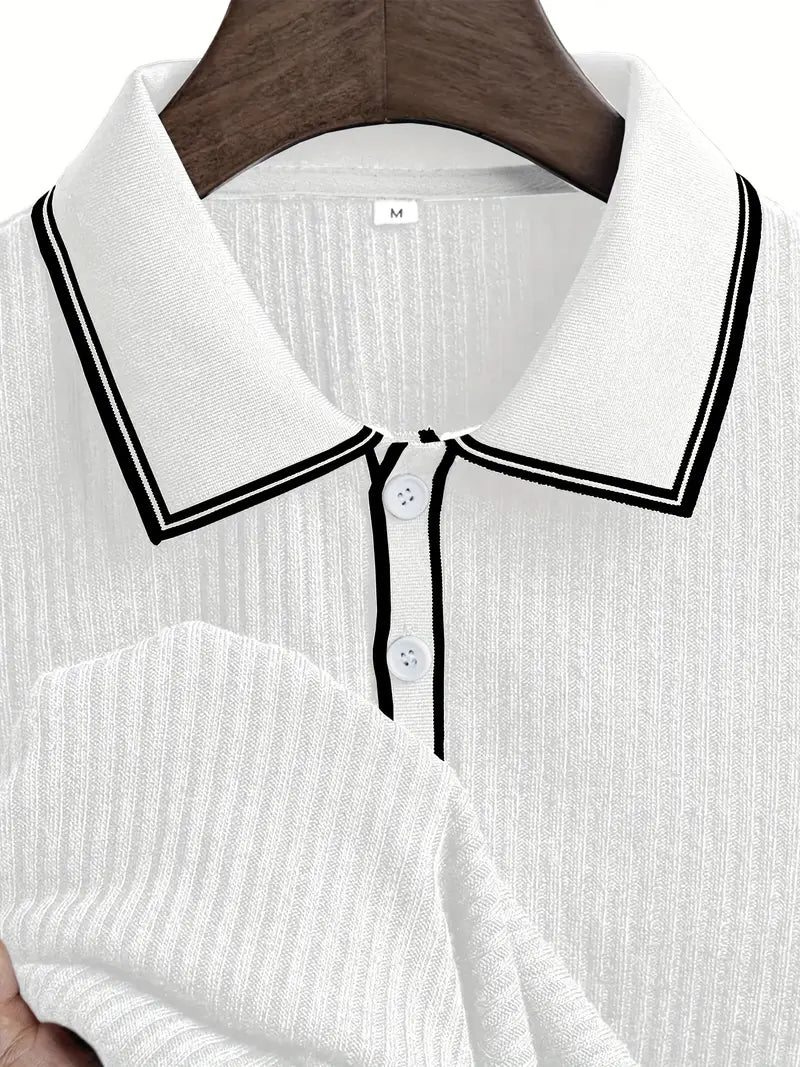 León | Elegante polo de manga corta