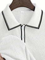 León | Elegante polo de manga corta