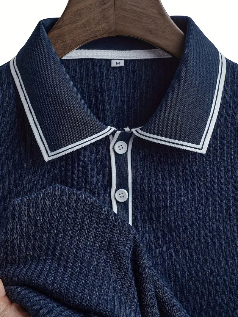 León | Elegante polo de manga corta