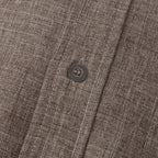 Leoncio | Camisa lisa de algodón con botones