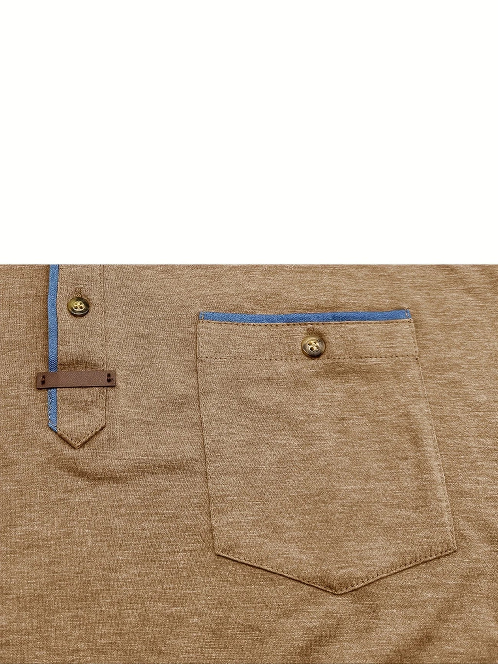 Lucas | Camiseta elegante con cuello redondo y bolsillo