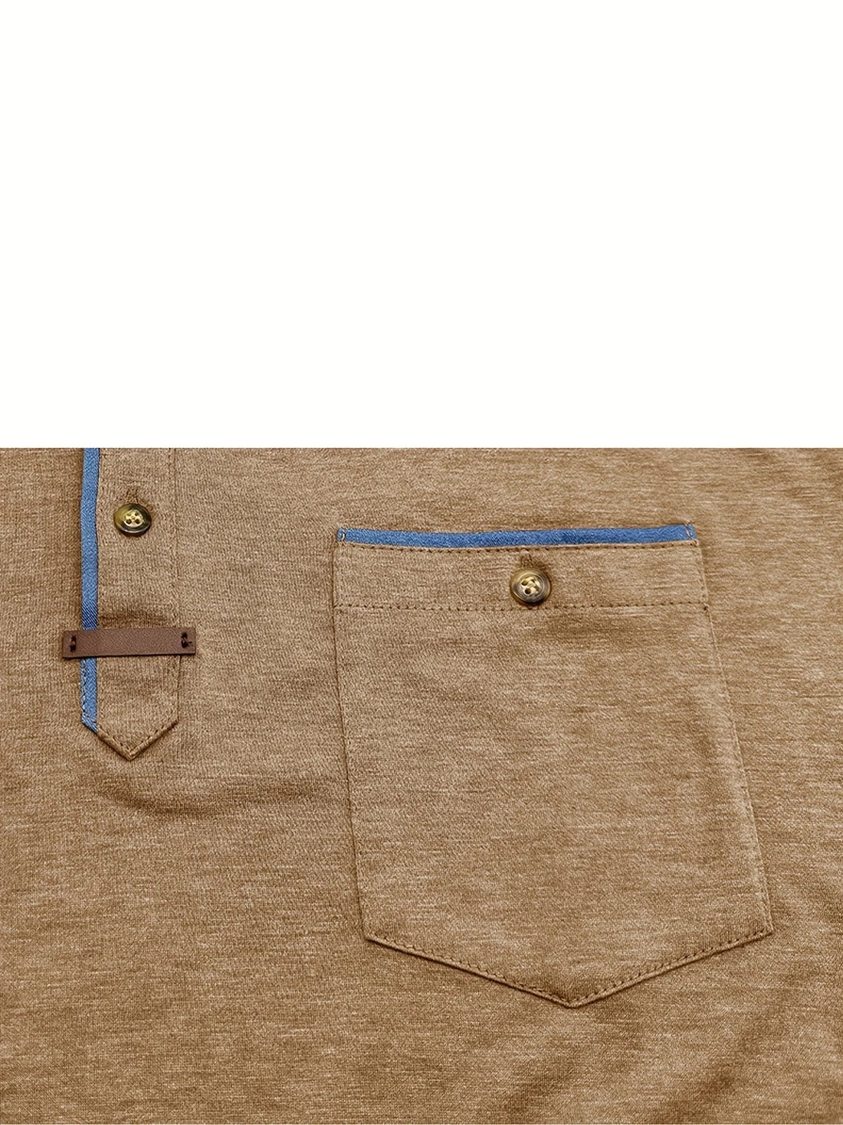 Lucas | Camiseta elegante con cuello redondo y bolsillo