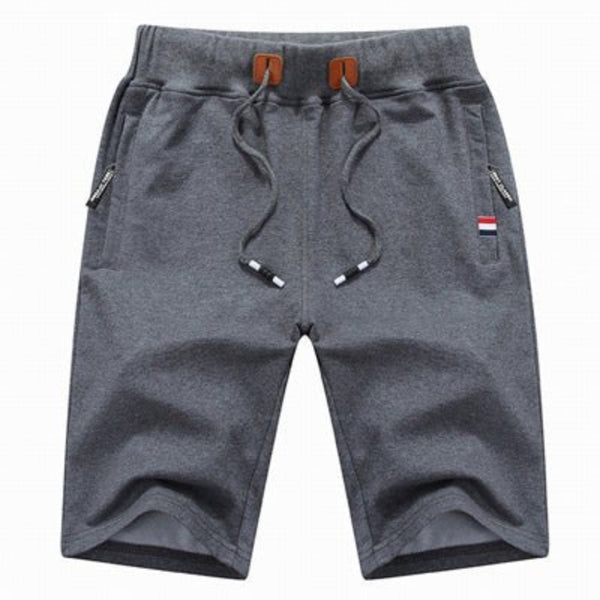 Federico | Pantalones cortos de algodón con bolsillos con cremallera