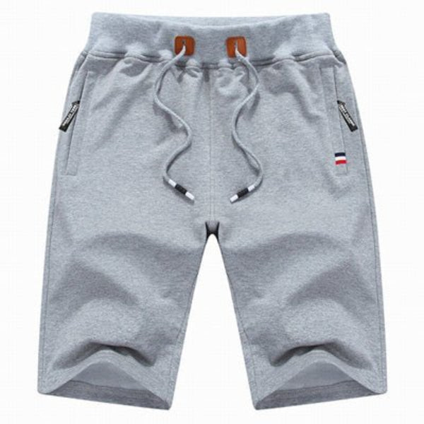 Federico | Pantalones cortos de algodón con bolsillos con cremallera