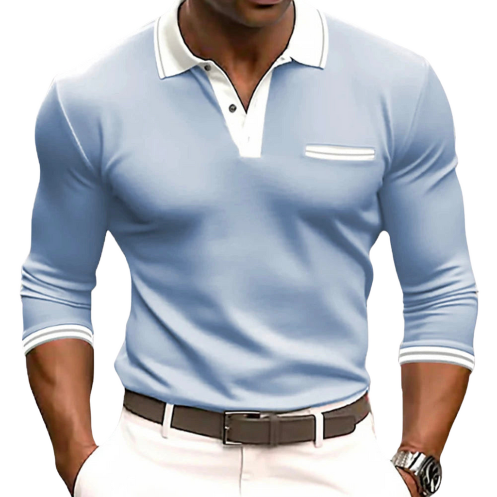 Baltasar | Camisa con elegantes detalles en contraste